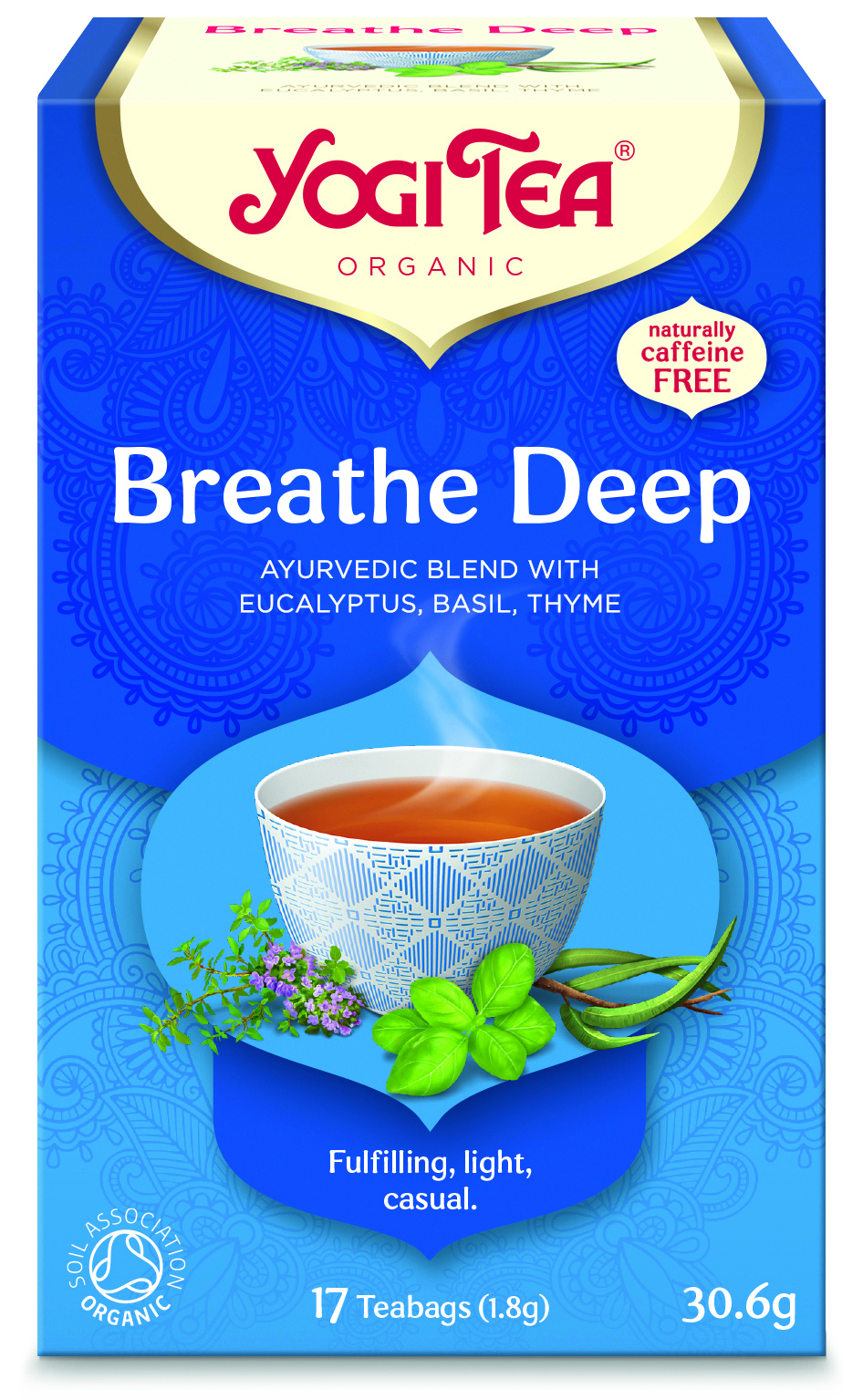 Yogi Tea Βιολογικό Τσάι Breathe Deep 17 Φακελάκια